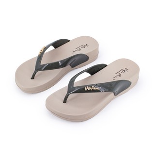 【COD】Flash Wedge Clip Sandals Wear Fashionable Women's Slippers-2827-3