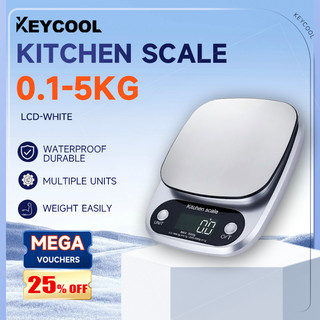 Keycool LCD Electronic Weighing Scalefor Weighing Food Coffee Baking Equipment Kitchen Digital Scale