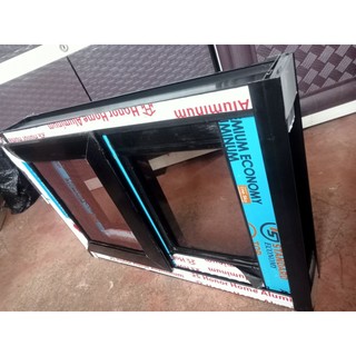 sliding window 60cm x 60cm (brown)