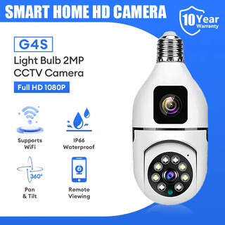 V380 pro CCTV Connect To Cellphone WiFi CCTV Bulb Night Vision Motion Detection Two-Way Audio 1080P