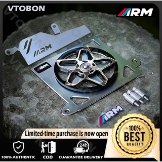 ARM Spinner Radiator Cover Yamaha AEROX/NMAX V1 V2 Full CNC Alloy Type Bintang Free Sticker & Bolts