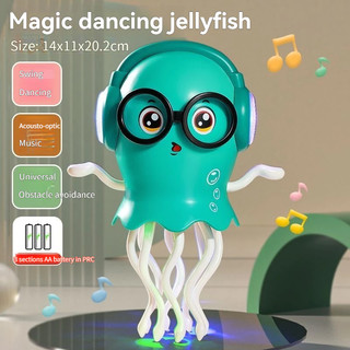 Dancing Octopus Toy Automatic Obstacle Avoidance Dancing Squid Toy With Music Funny Decompressio