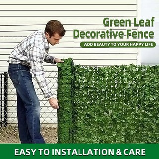 Artificial Leaf Faux Privacy Fence Artificial Leaves for Outdoor Garden Decor Wall Decor