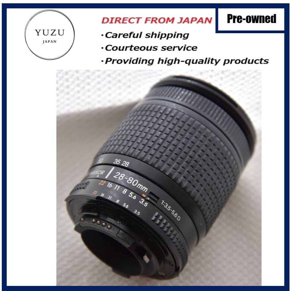 Good condition Hidden Gem: Nikon AF NIKKOR 28-80mm f/3.5-5.6D Zoom (Late/Improved). Sharp & Super Co