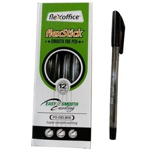 FLEXSTICK Gel Pen 08 (0.5mm) 12pcs Smooth Writing