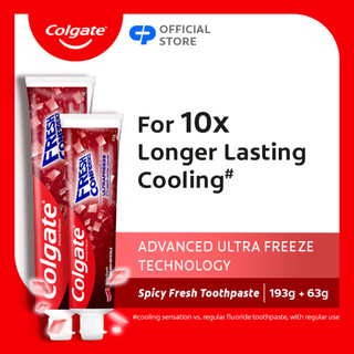 Colgate Fresh Confidence Spicy Fresh Fluoride Cooling Toothpaste (Assorted Sizes)