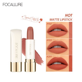Focallure Natural JasmineMeetsRose Matte Lip Tint Lipstick High Pigment Waterproof Lightweight