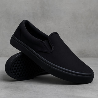 <S> CHIC   checkerboard slip-on canvas shoes for  women and man