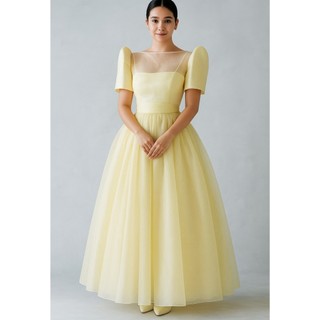 LITTLE FAIRY.PH CATHERINE'S LOVE CEILO DRESS in Soft Organza with Removable Bolero Top