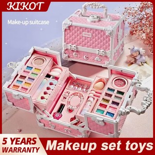 KIKOT 47PCS make up set for kids girls non toxic Toys Art Makeup Toy Set big Children's Day Gift