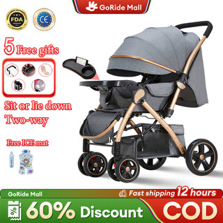 Stroller for baby Two-way Facing Foldable Stroller Travel Lie Down Portable Baby Stroller