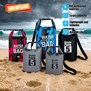 Go bag Outdoor Waterproof Bag Ocean Pack Dry Bag Sling Shoulder Backpack Travel Bucket Bag
