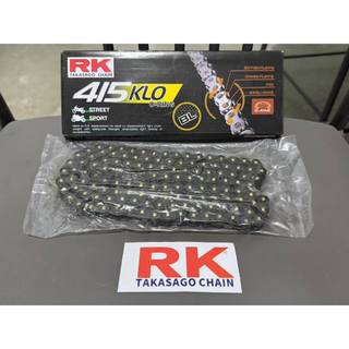 CHAIN set HEAVY DUTY FOR MOTORCYCLE RK-428/415-0-130L Black Gold HSB Oil Seal Golden Chains