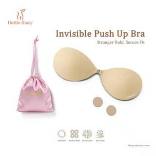 [Hottie Diary] Curlady Push-Up Adhesive Bra (Stronger Hold) Invisible Seamless Waterproof Sweatproof