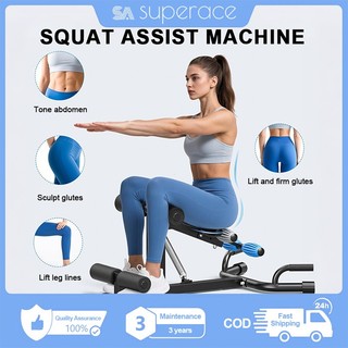 Power Squat Abdominal Exercise Machine-Row-N-Ride Power Squat For Home Gym