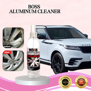 BOSS ALUMINUM CLEANER 250ML FOR WHEELS AND ALL ALUMINUM MATERIALS FOR CARS MOTORCYCLE AND HOUSEHOLDS