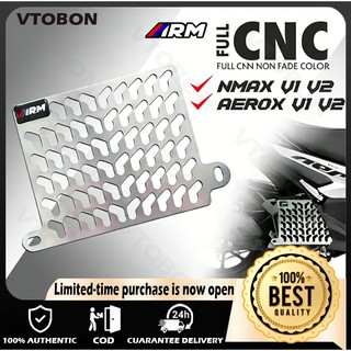 ARM Radiator Cover AEROX/NMAX V1 V2 Full Alloy CNC Precision Include Install Bolts &FREE Sticker