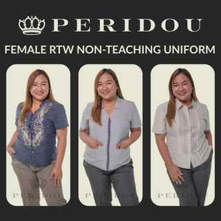 Peridou Female Ready To Wear  Uniform Blouse / Pants Non-Teaching Uniform - Up to PLUS SIZE