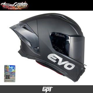 EVO GT SPORT FULL FACE SINGLE VISOR WITH FREE CLEAR LENS