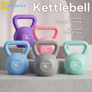 LuminaFlex Kettlebell 5-20LB Dumbbell Set Adjustable Gym Equipment For Home Set For Men/Women
