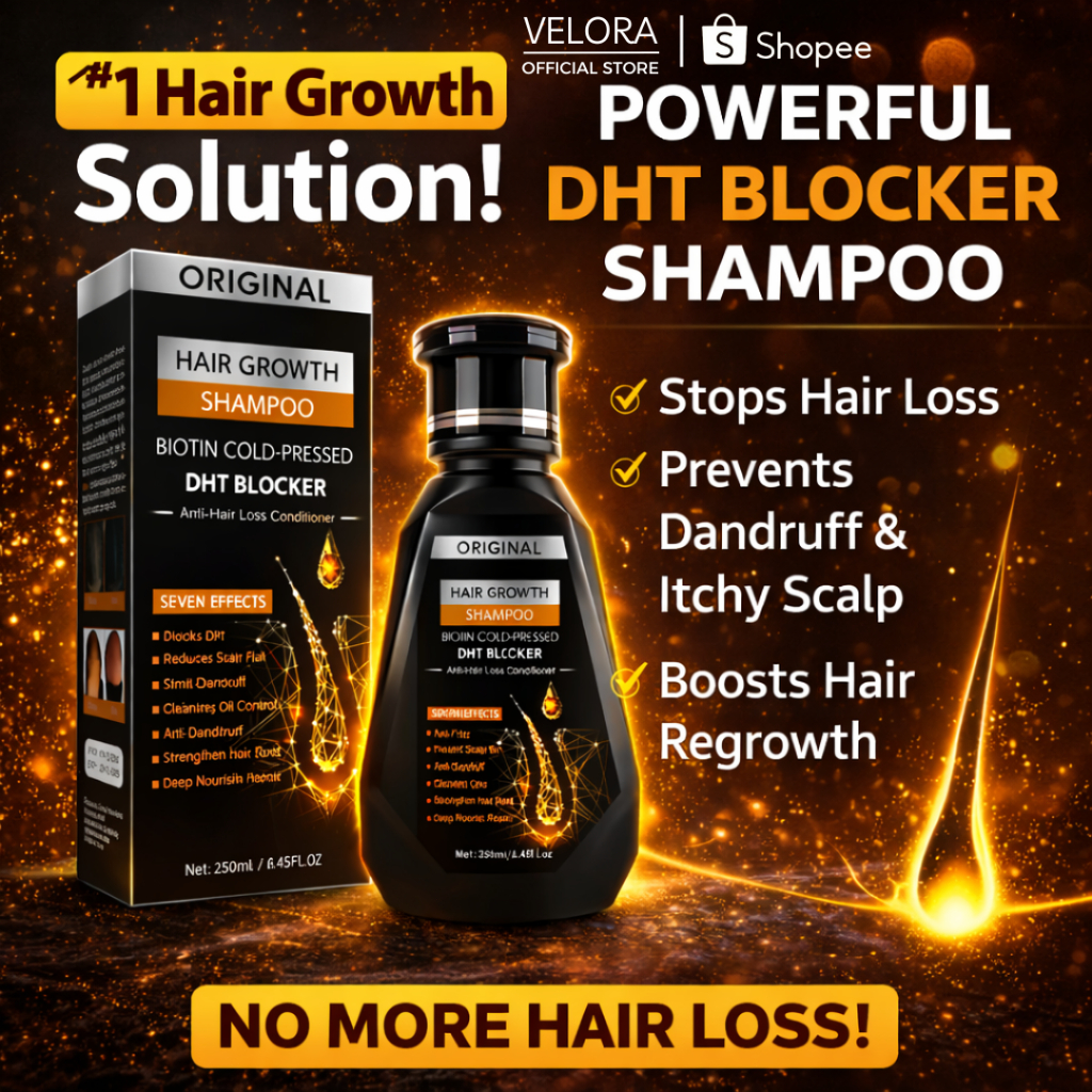 [REAL] แชมพูปลูกผม 250 มล. พร้อม Biotin, DHT Blocker Anti-Hair Loss Oil Control & Dandruff Care