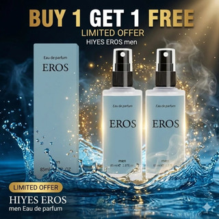 Buy 1 Take 1 Eros 85ml Long-lasting 30% 0il Based Perfume For Men