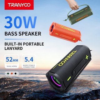 Tranyoo B17 Bluetooth Speaker 30W ULT Powerful Sound With RGB Super Bass TWS Stereo Speaker