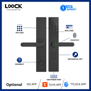 LOOCK B11 Smart Door Lock Multiple Unlocking Method | No app | TTLock | Tuya