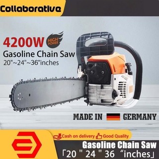 Gasoline Chainsaw 16/20/24/30/36 Inch with High Power 2-Stroke Engine Chainsaw Gasoline Chainsaw