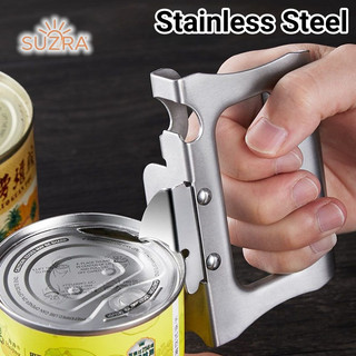 Can Opener Stainless Steel Heavy Duty Manual Safety Side Cut Beer Beverage Kitchen Tools