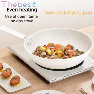 Nonstick Ceramic Rock 32cm Stir-Fry Pan Wok No PFAS& PTFE& PFOA Suitable for All Stoves