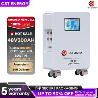 CST ENERGY Lifepo4 Battery 48V 300AH 14336Wh Solar Battery Lithium Battery Vertical Storage Battery