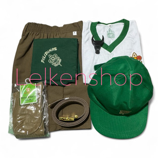 QUALITY SET GREEN & yellow 7in1 SCHOOL UNFORM