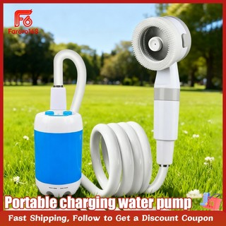 Portable Camping Shower Outdoor USB Rechargeable Electric Outdoor Shower Pump With Movable Shower He