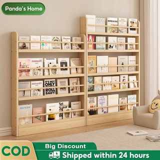 Solid Wood Bookshelf Storage Bookcases Shelving Shelf Display Rack Shelf Wooden Bookshelf