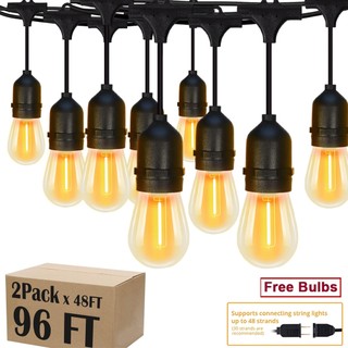 30m 32Bulbs LED String Lights Outdoor Waterproof Patio Fairy Lights for Garden Cafe Christmas lights
