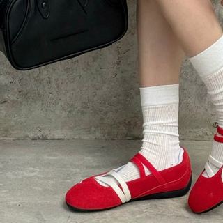Caq Bestseller New Trend Ballet Shoes For Women36-40