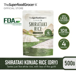 The Superfood Grocer Dry Shirataki Rice Konjac