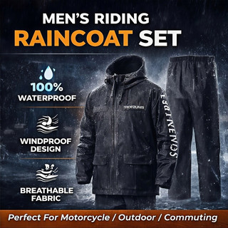 Thick Waterproof Raincoat Kapote for Men Women Outdoor Riding Hiking Reusable Hooded Poncho