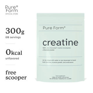 Pure Form® Ultra-Micronized™ Creatine Monohydrate | Unflavored Powder | Building Strength and Muscle