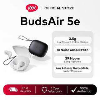 Live Exclusive - itel Buds Air 5e Wireless Earphone | Deep Bass AI Noise Cancellation | Low Latency