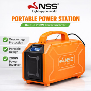 Power Station Solar Portable 220v 200w Original Outdoor Powerbank Solar Charger Generator Camping US