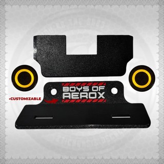 Tail Tidy Rear Fender Delete for Aerox v1 v2 v3 with Lights Circuit Concept by Stickaboss