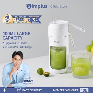 Simplus【Livestream】Juicer Blender 400ml for Shakes and Smoothies Type-C Charge