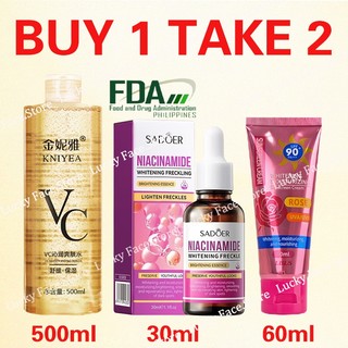 Vitamin C Serum Whitening Hyaluronic Acid Serum Remove Freckle Poreless Brighten Niacinamide Serum