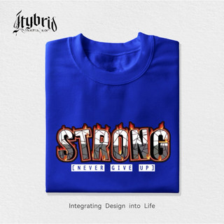 COVOLEN Strong Graphic T-shirt For Men Round Neck Casual Regular Tops