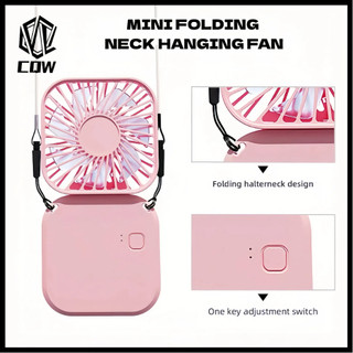 CQW Hanging Neck Small Fan Outdoor Folding Small Fan Mini Multi-function Portable Small Pocket Fan