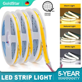 Gold Star 12V/24V COB LED Strip Light Flexible Light Strip TV LED Backlight Christmas Lights