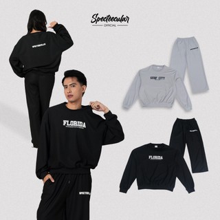 Specteecular Achroma Waffle Pullover Jacket Top and Pants Terno Coords Florida Surf City Coordinates