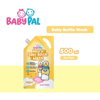 Babypal Natural Baby Bottle Wash and Nipple Cleanser Safe for Baby Refill Pack of 1 (500ml)